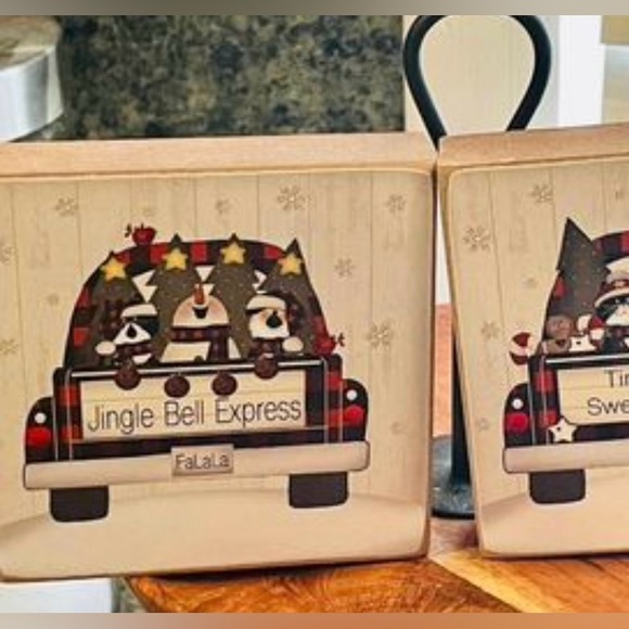 *Jingle Bell Express 4” Square Block - Picture 5 of 6